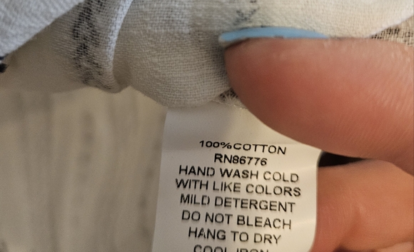 209 wst 38 linen type top - Picture 3 of 5